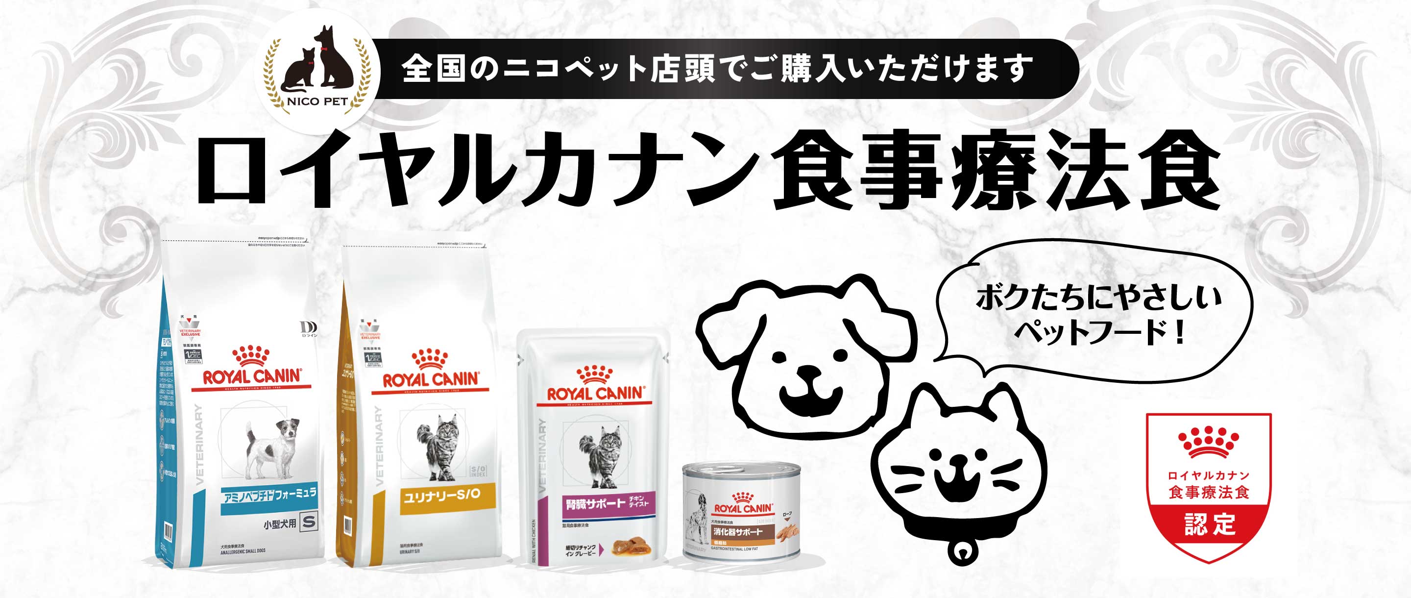 【店舗限定】ロイヤルカナン食事療法食の購入について